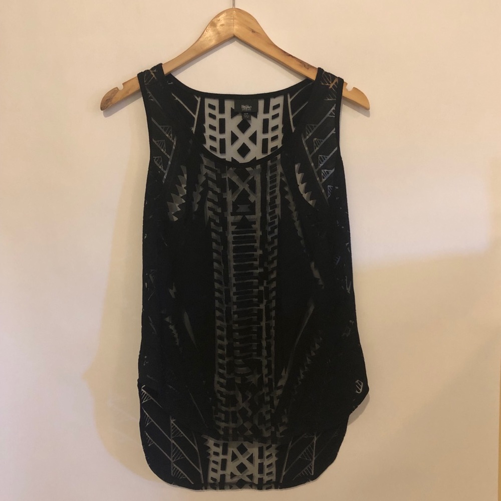 Aztec pattern tank top